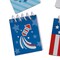 1 1/2" x 2" Bulk 48 Pc. Patriotic Red, White & Blue Mini Spiral Notepads